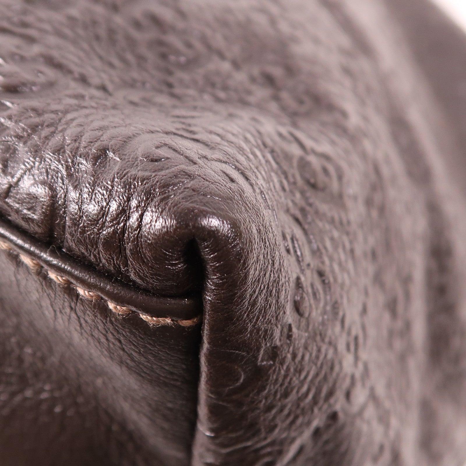 GUCCI GG GHW Tote Bag Handbag 201482 Calfskin Leather Brown