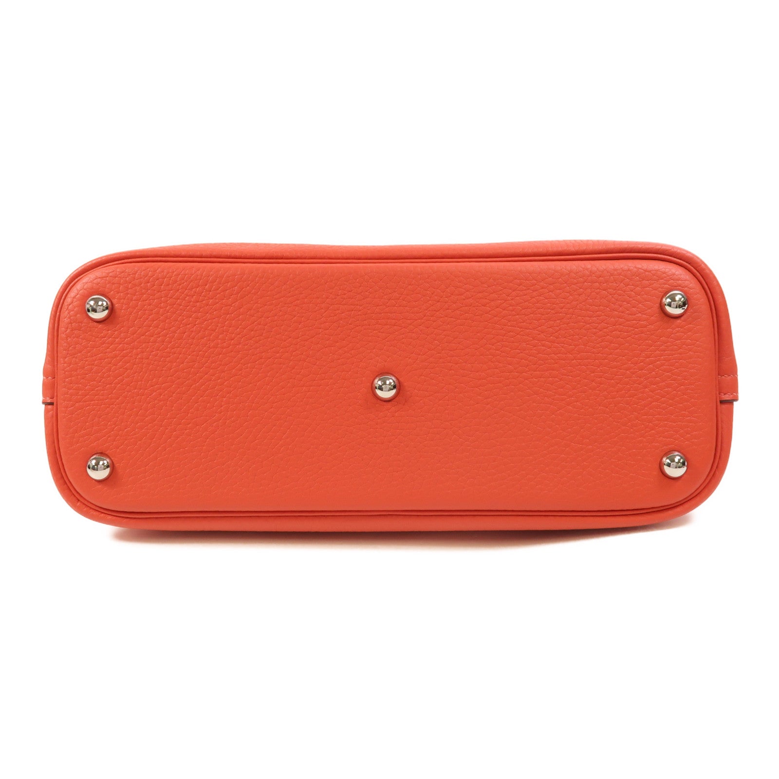 HERMES Clemence皮革Bolide 31銀扣手挽肩背兩用袋Rose Jaipur