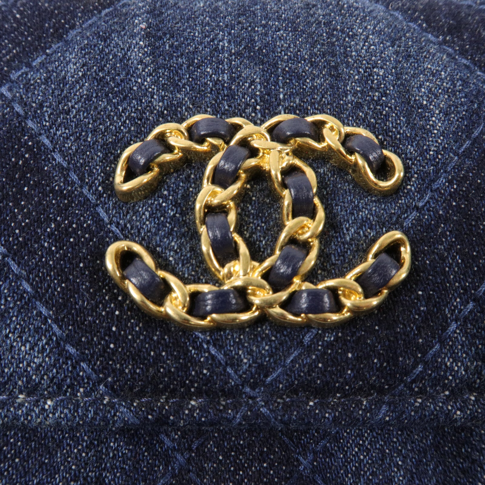CHANEL 牛仔布19 Wallet On Chain鏈帶手挽肩背兩用袋