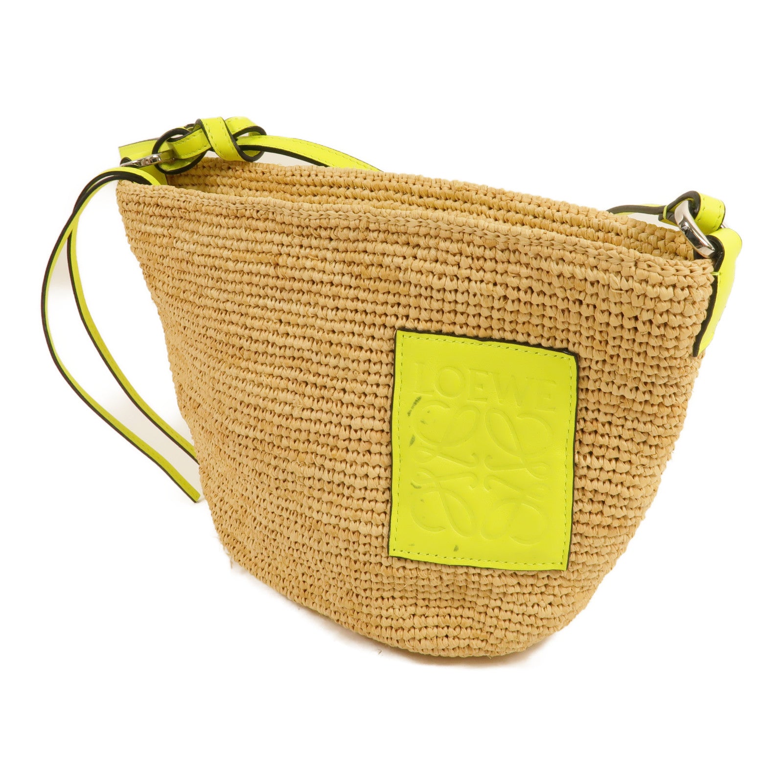 LOEWE Raffia Slit Pochette肩背袋