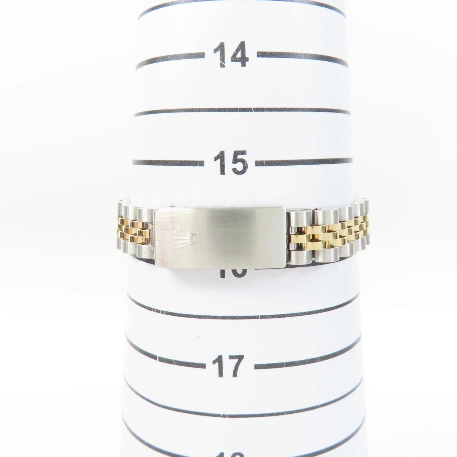 ROLEX 18K黃金/不鏽鋼Datejust手錶自動機芯黑色