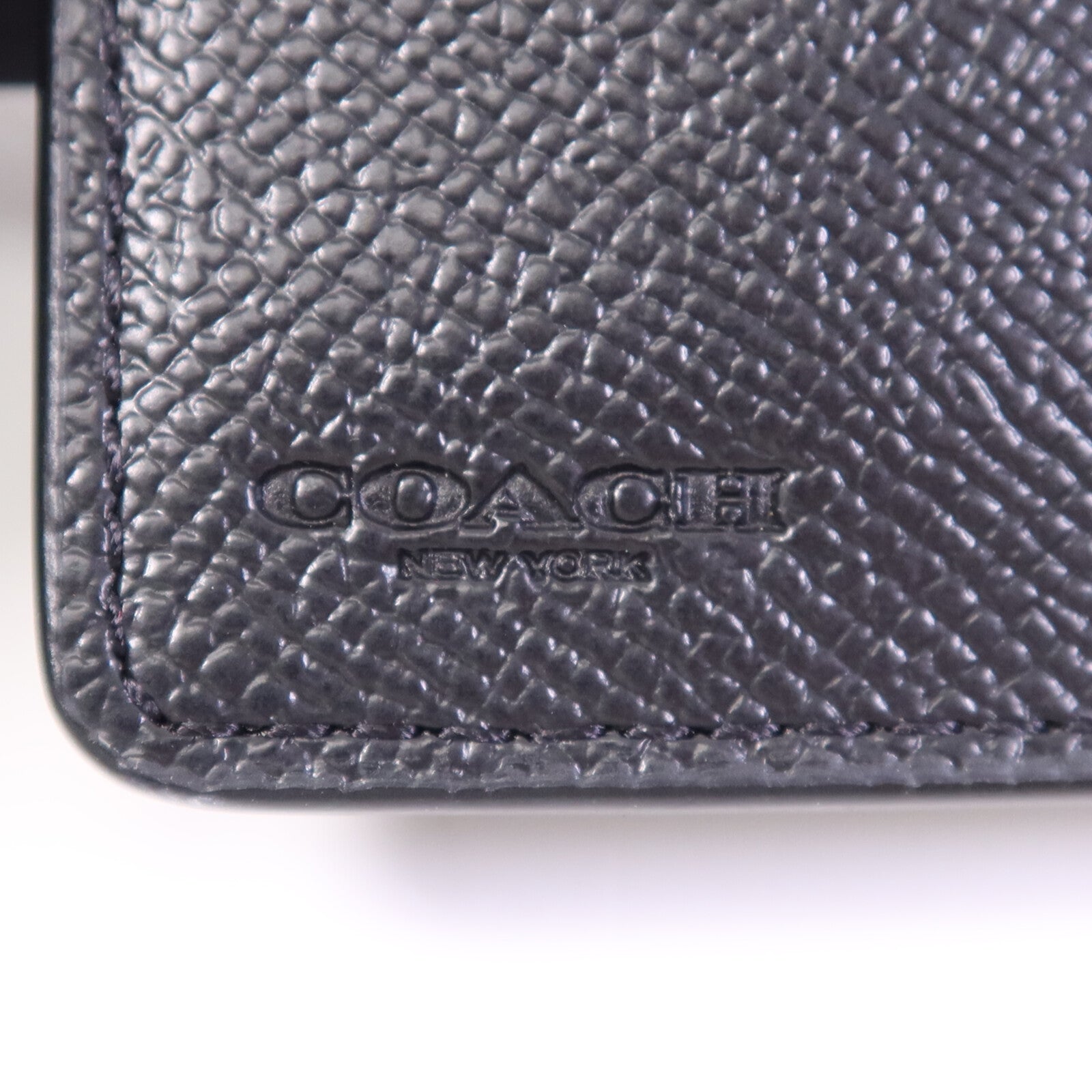 COACH 牛皮皮革Wallet金扣錢包