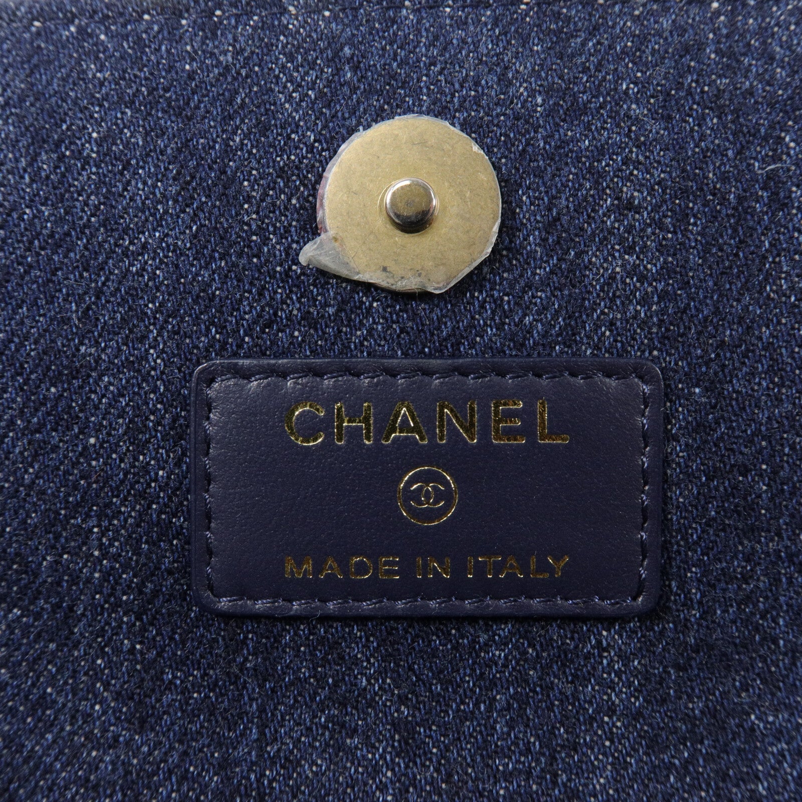 CHANEL 牛仔布19 Wallet On Chain鏈帶手挽肩背兩用袋