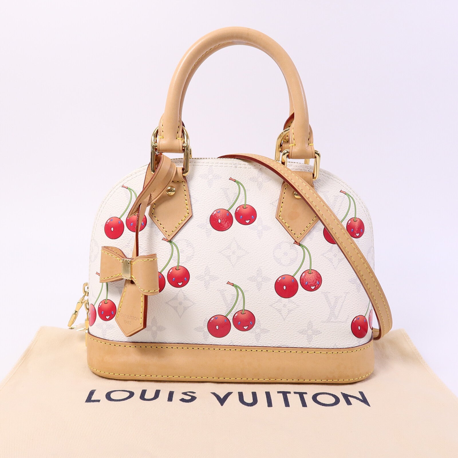LOUIS VUITTON Monogram Cherry LVxTM Alma BB手挽肩背兩用袋