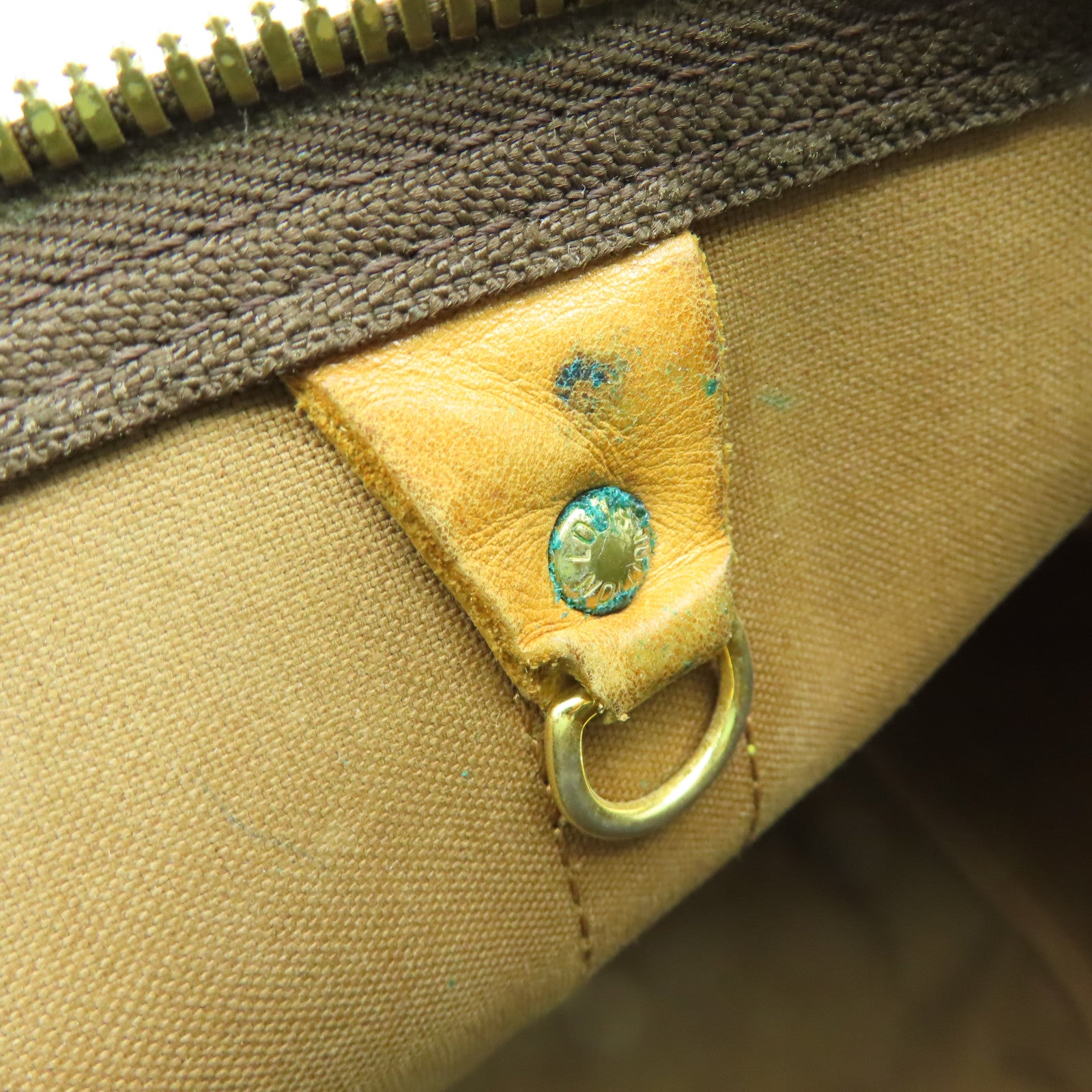LOUIS VUITTON 【激減優惠】Monogram Keepall 45 Bandouliere金扣波士頓包棕色