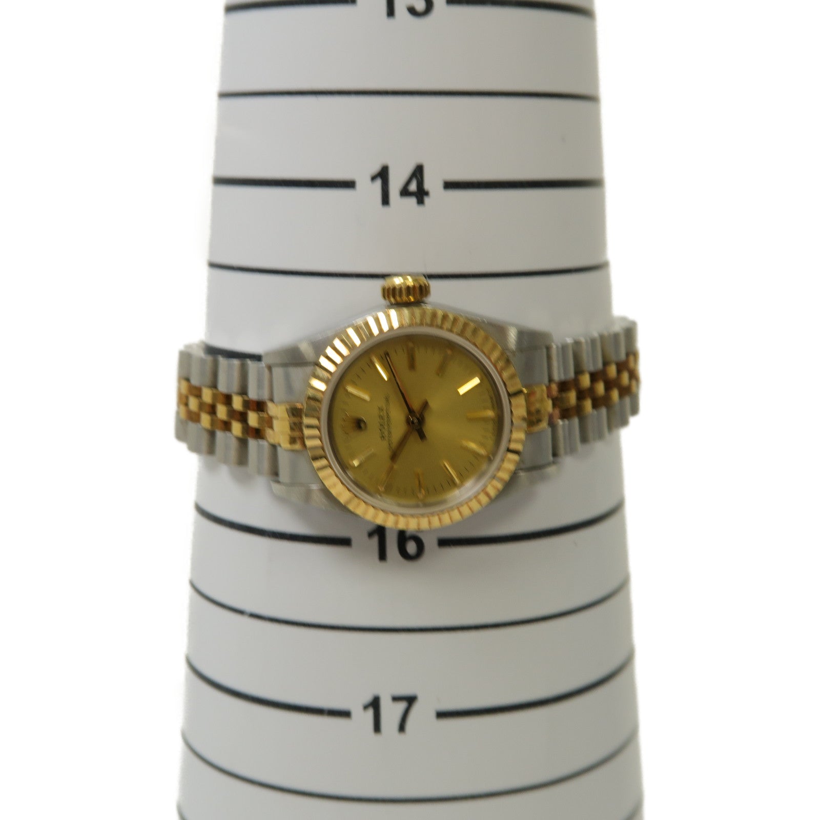 ROLEX Oyster Perpetual 18K黃金/不鏽鋼自動機芯手錶金色/銀色