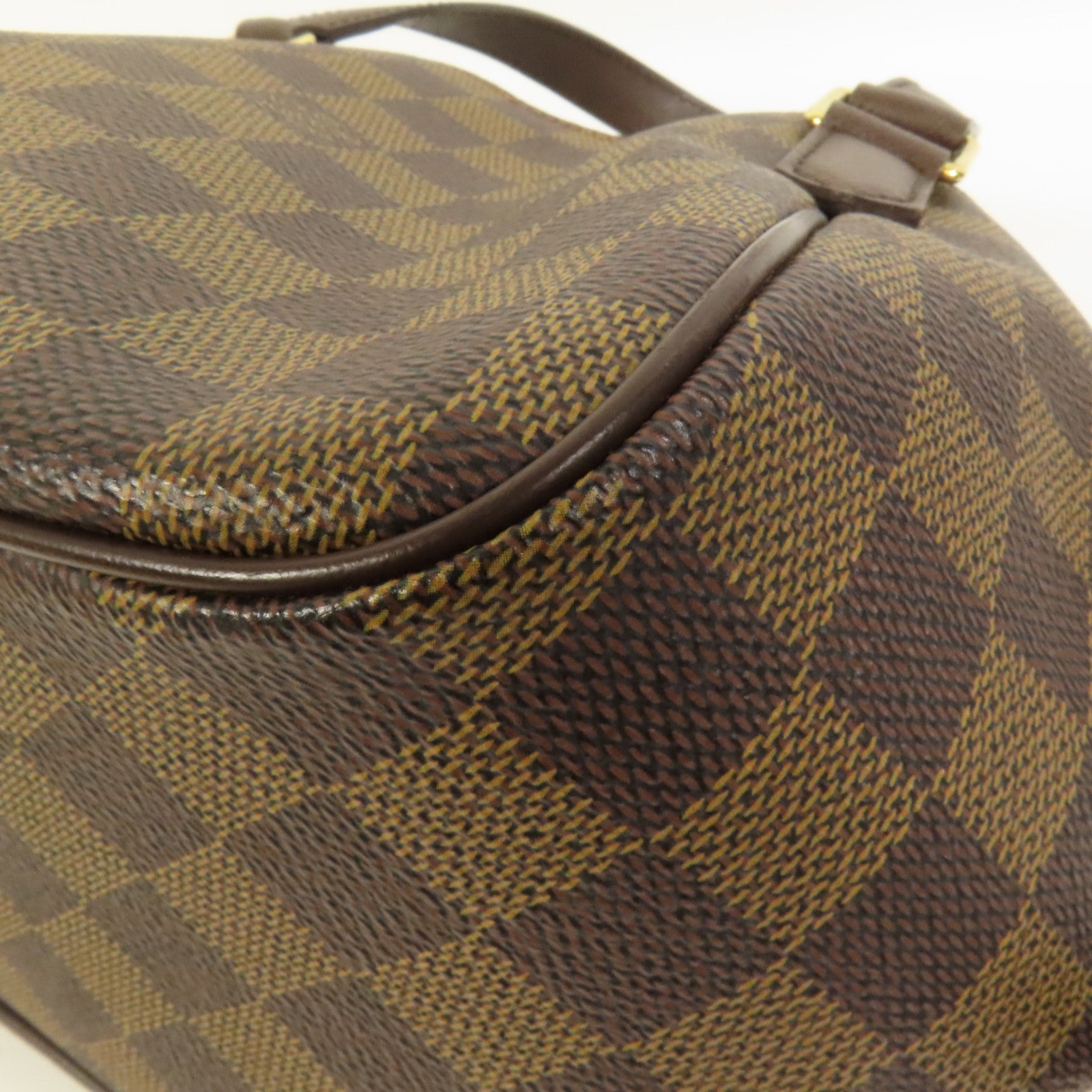 LOUIS VUITTON Damier Belem PM金扣手挽袋