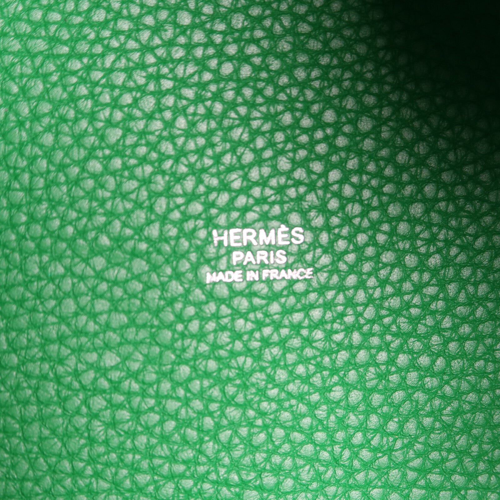 HERMES Clemence皮革Picotin MM銀扣手挽袋