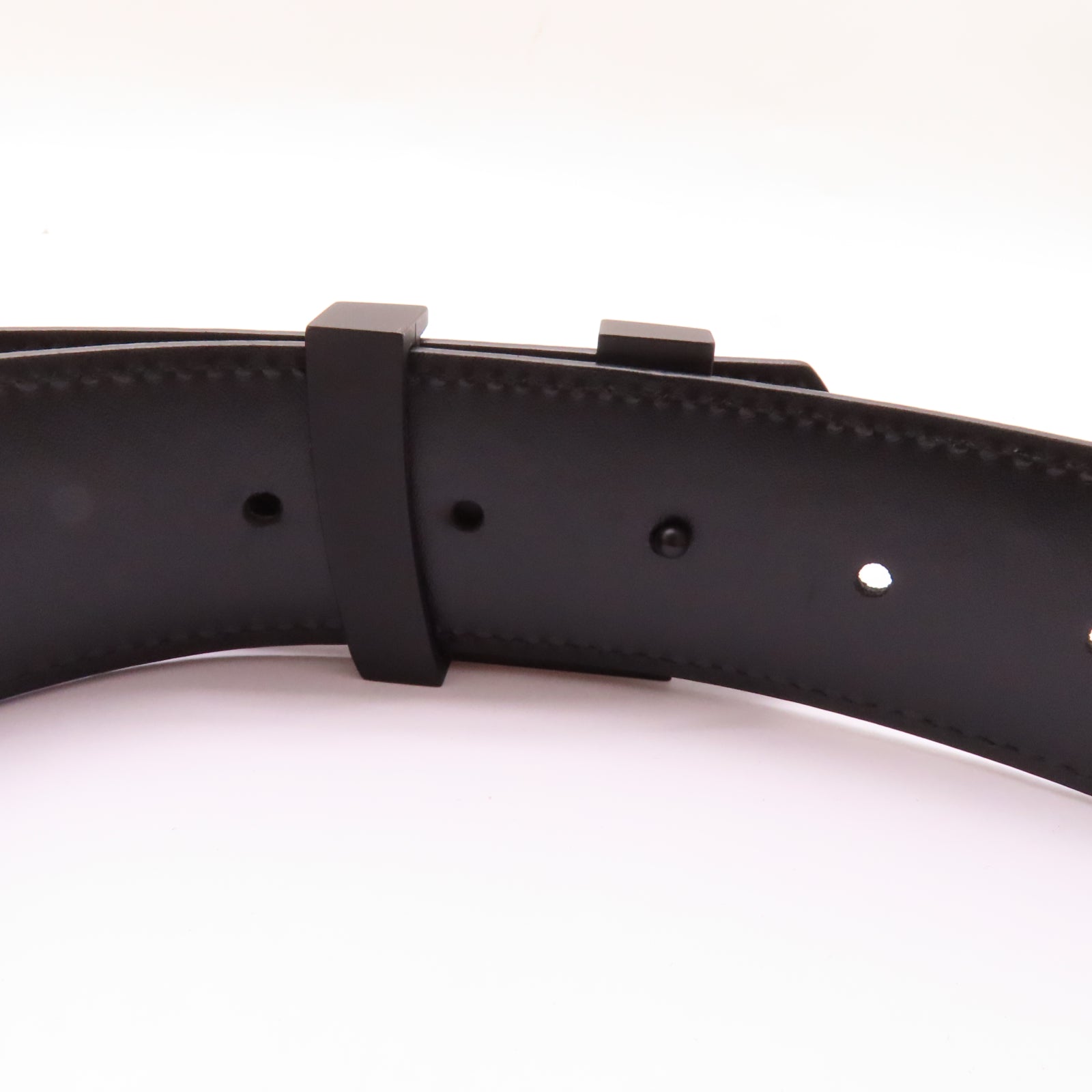 LOUIS VUITTON Damier Graphite Belt 95cm皮帶黑色