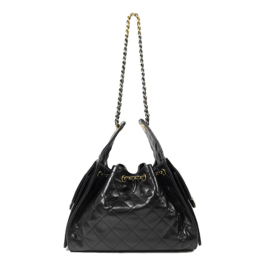 CHANEL 牛皮皮革Chanel 25 Small鏈帶肩背袋