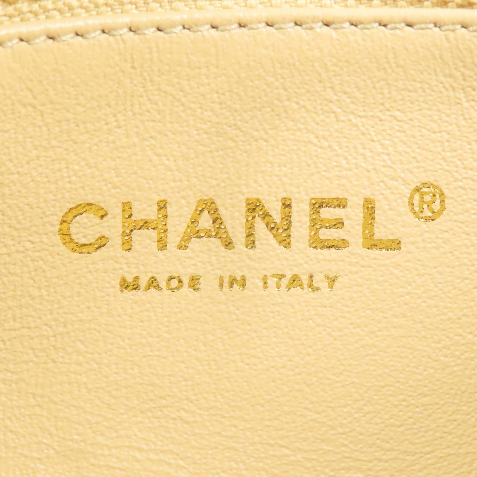 CHANEL 羊皮皮革Chain Shoulder金扣鏈帶肩背袋