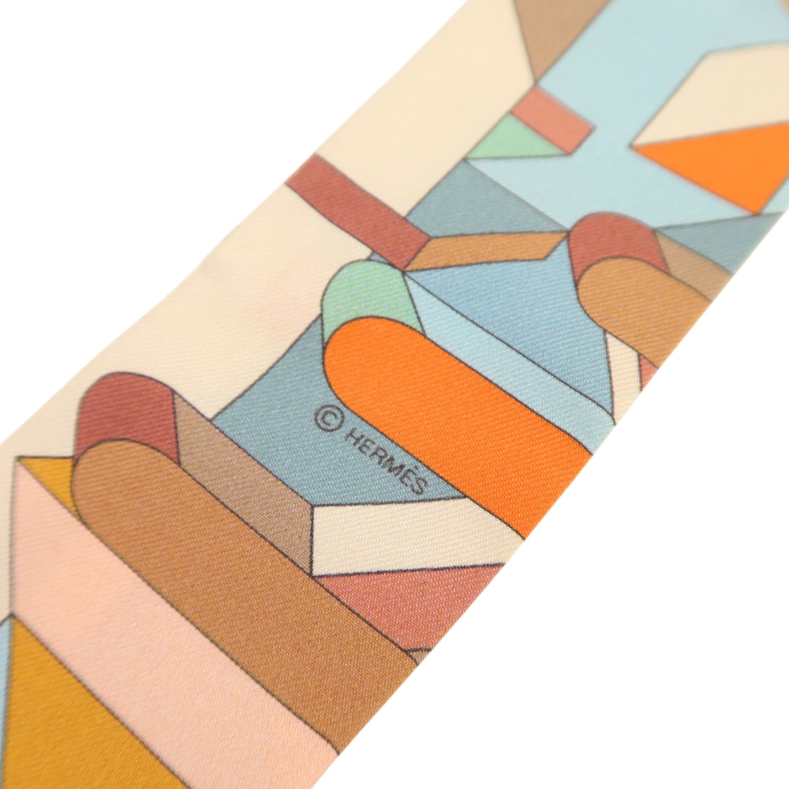 HERMES 絲質Twilly絲巾
