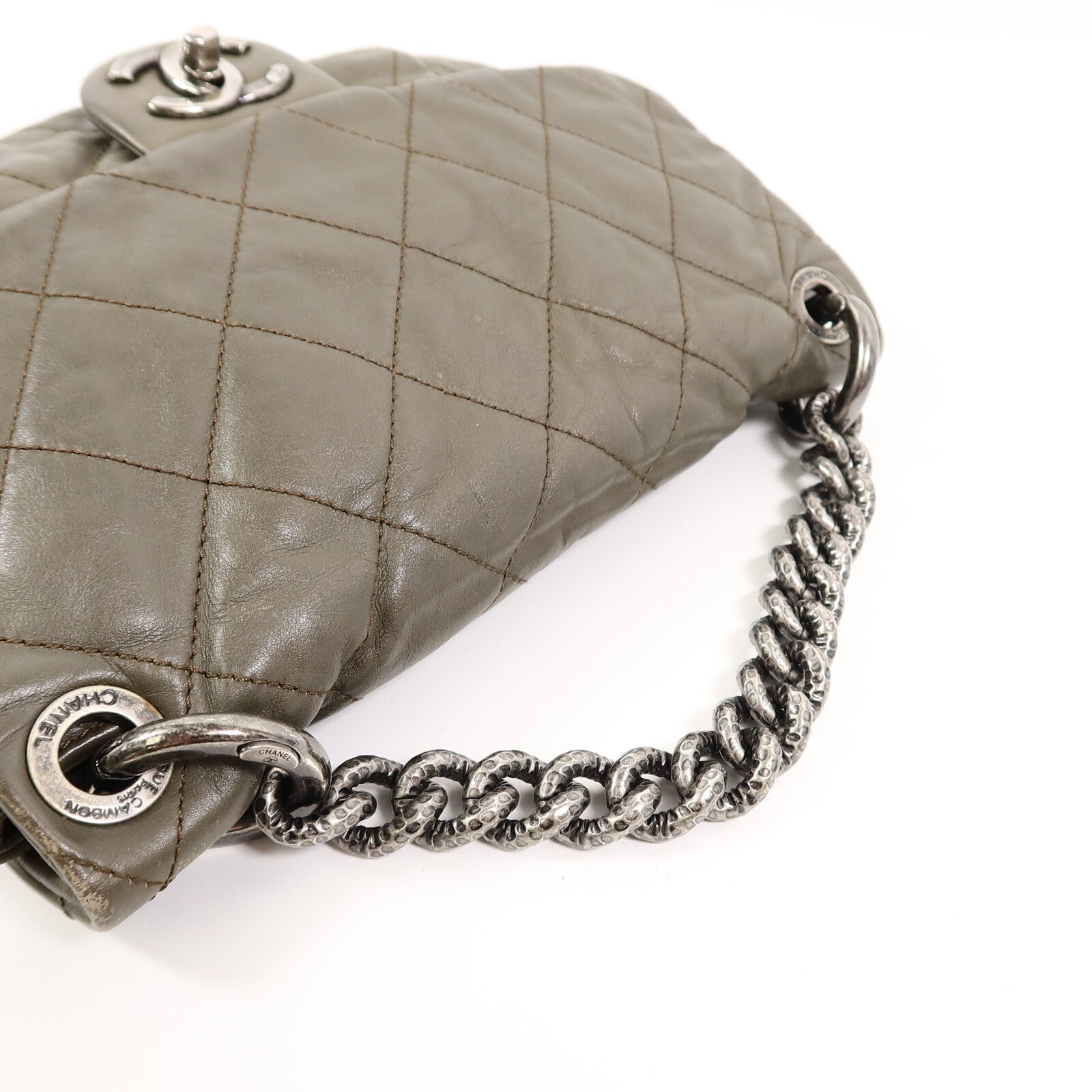 CHANEL 羊皮皮革Shoulder Bag手挽肩背兩用袋