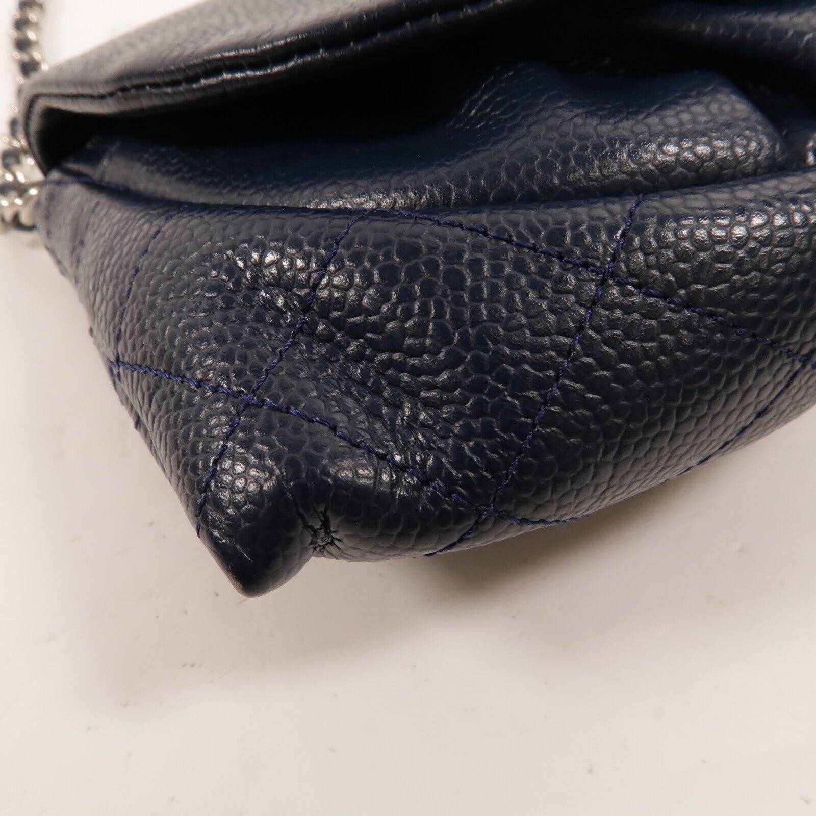 CHANEL 牛皮皮革Wallet On Chain鏈帶肩背袋