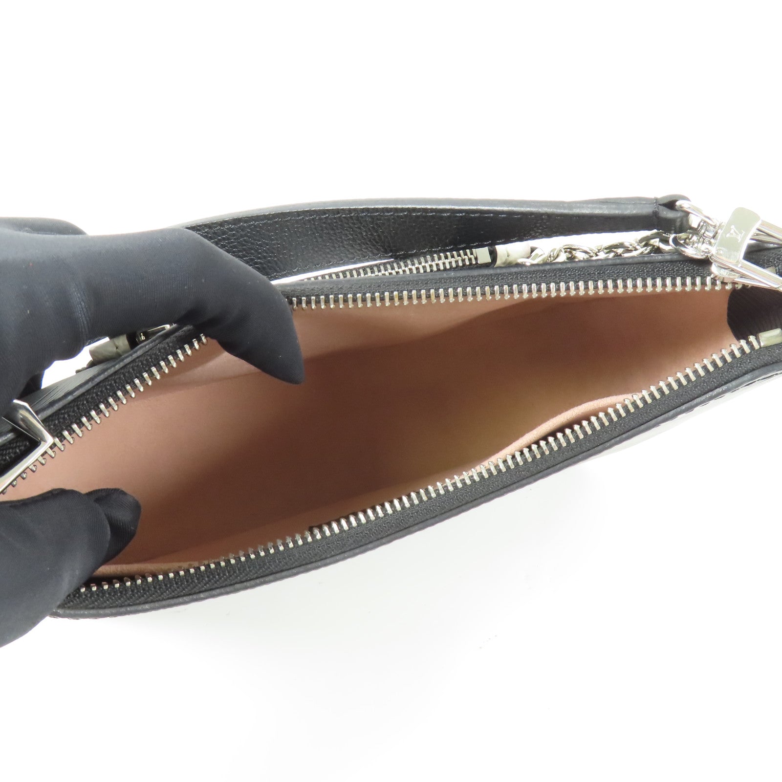 LOUIS VUITTON Epi Marelle銀扣手挽肩背兩用袋