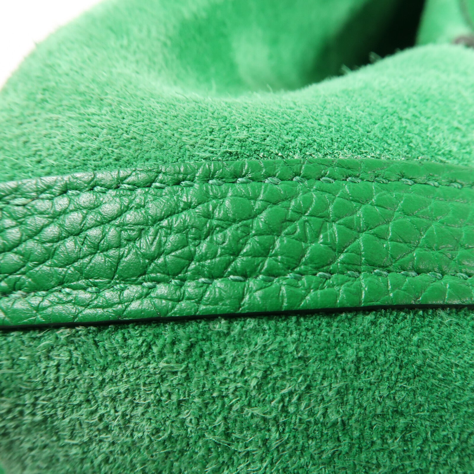 HERMES Clemence皮革Picotin MM銀扣手挽袋