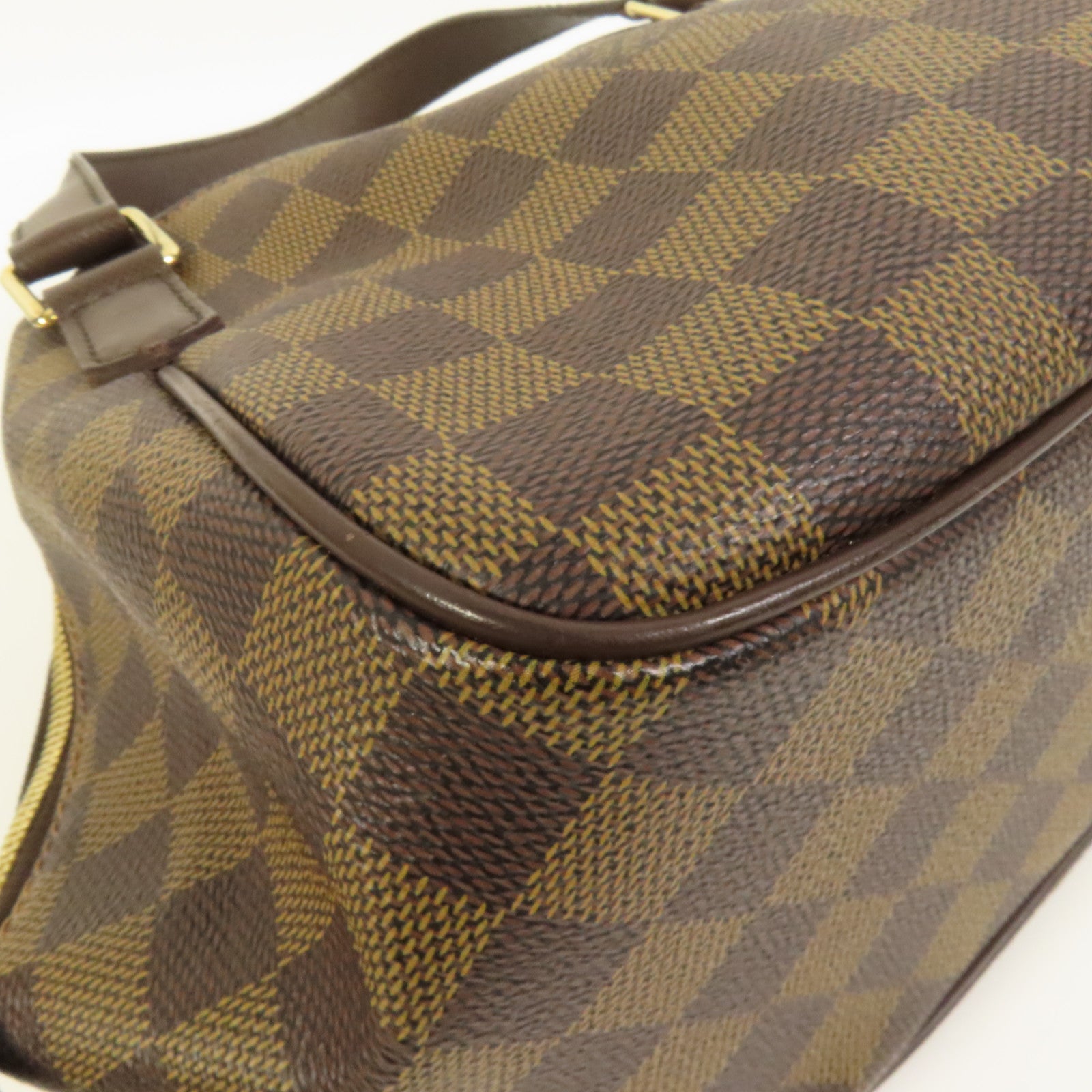LOUIS VUITTON Damier Belem PM金扣手挽袋