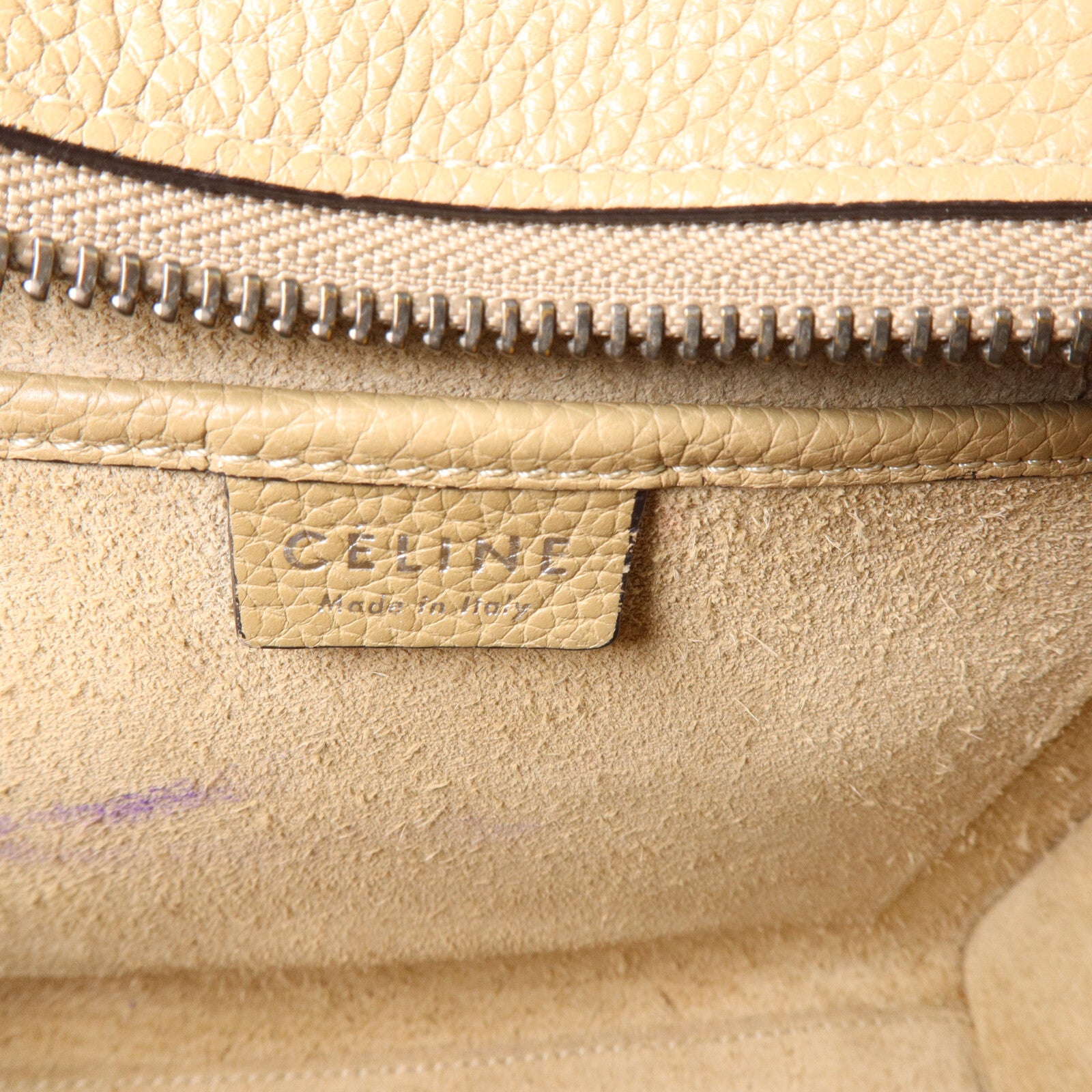 CELINE 牛皮皮革Nano Luggage手挽肩背兩用袋