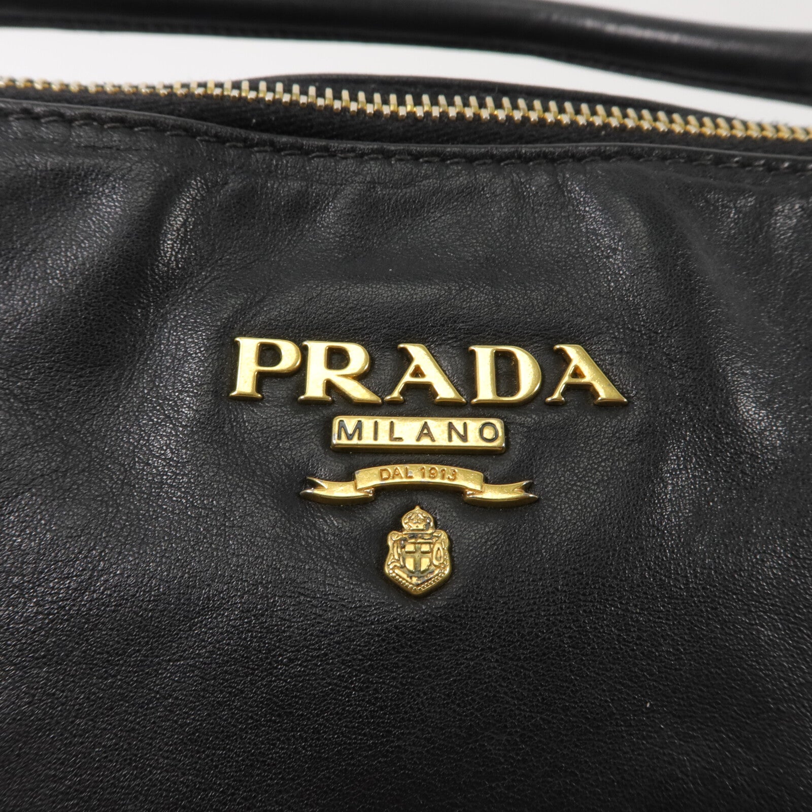 PRADA 牛皮皮革Sacca Shoulder Bag手挽肩背兩用袋