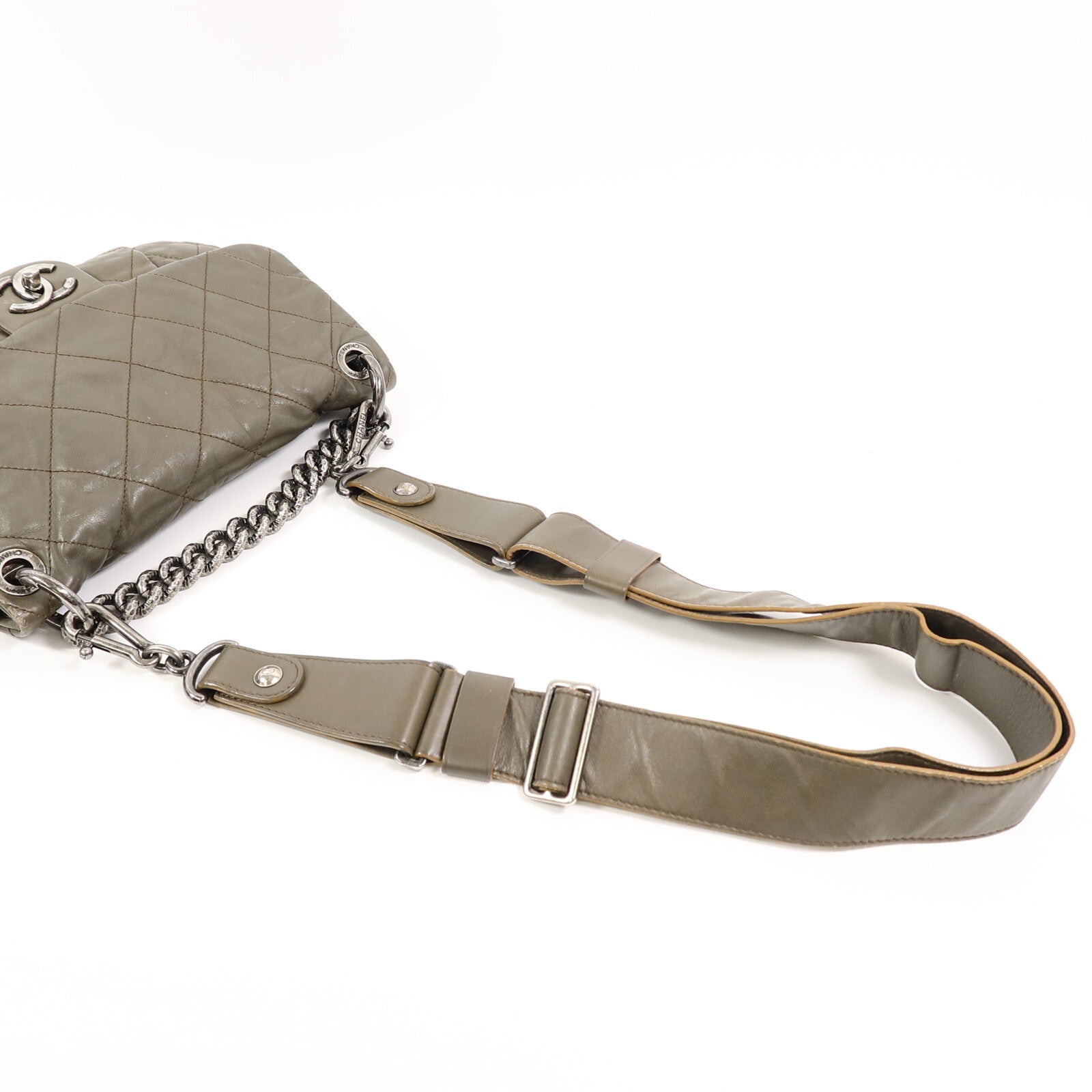 CHANEL 羊皮皮革Shoulder Bag手挽肩背兩用袋