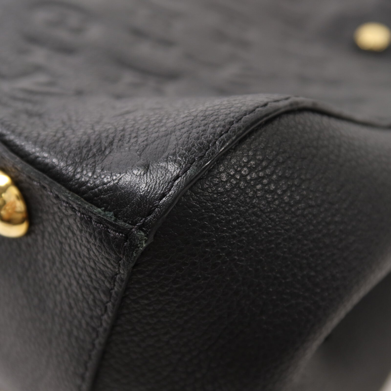 LOUIS VUITTON Monogram Empreinte Montaigne MM手挽肩背兩用袋