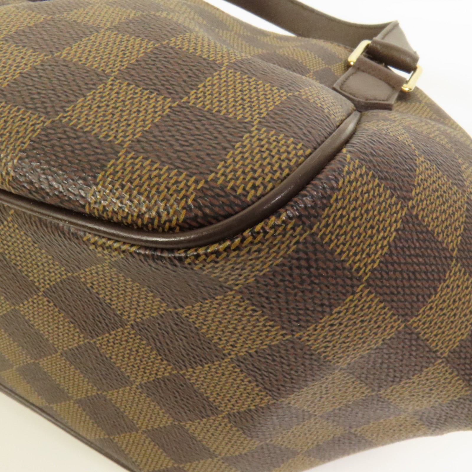 LOUIS VUITTON Damier Belem PM金扣手挽袋
