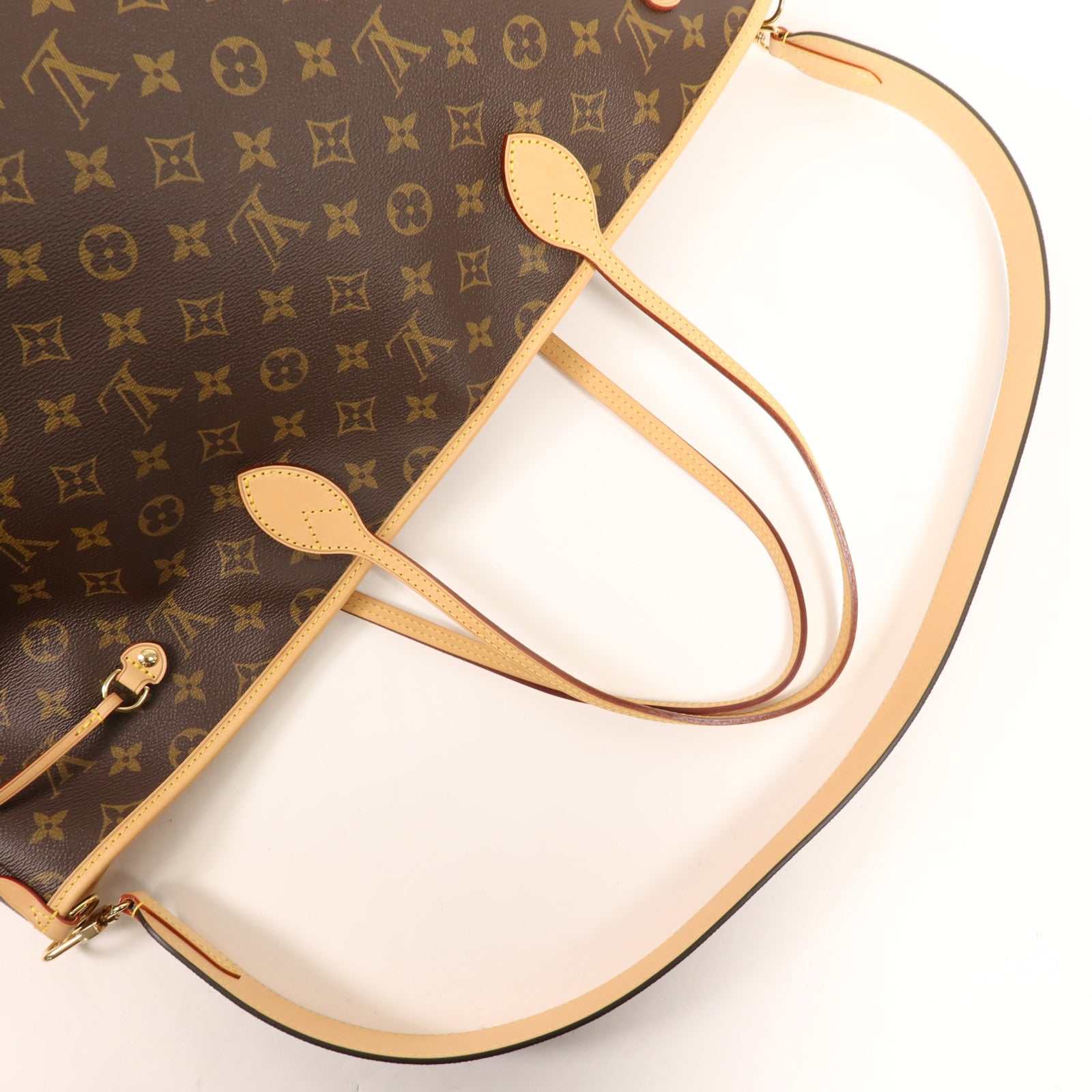 LOUIS VUITTON Monogram Neverfull Bandouliere Inside Out GM金扣手挽肩背兩用袋
