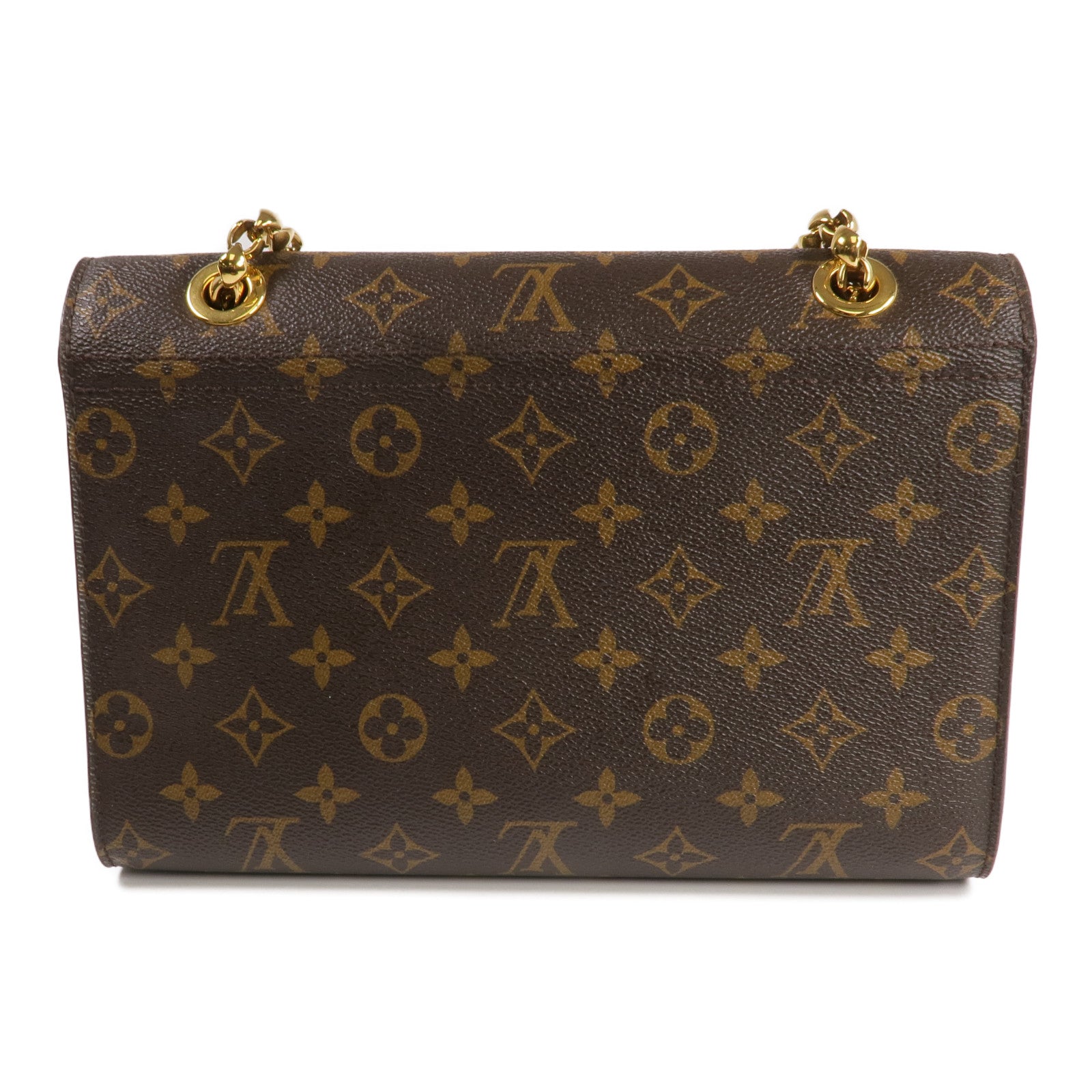 LOUIS VUITTON Monogram Victoire金扣鏈帶肩背袋