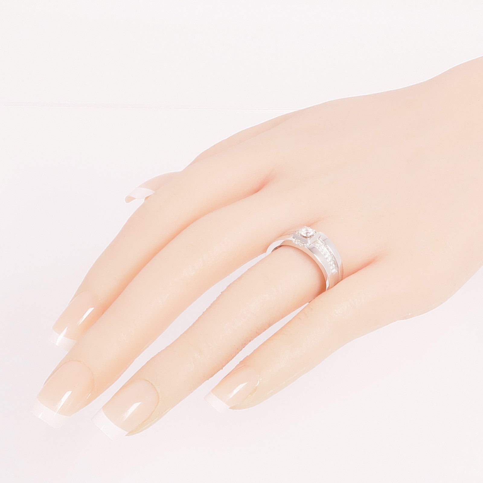 JEWELRY 【激減優惠】18K白金Diamond Ring鑽石戒指US#8.75