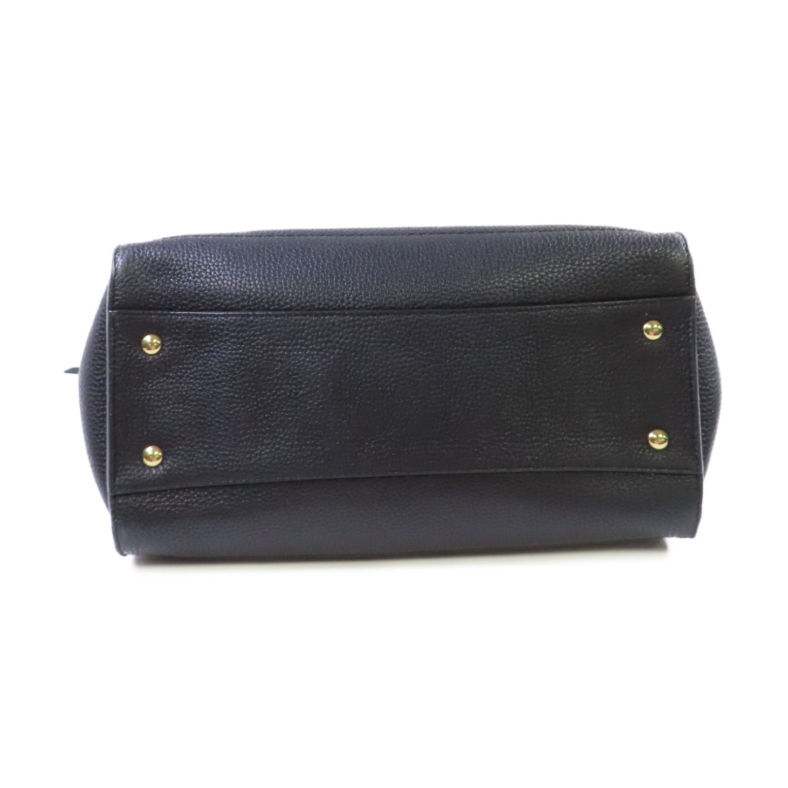 Salvatore Ferragamo 牛皮皮革Shoulder Bag金扣肩背袋黑色