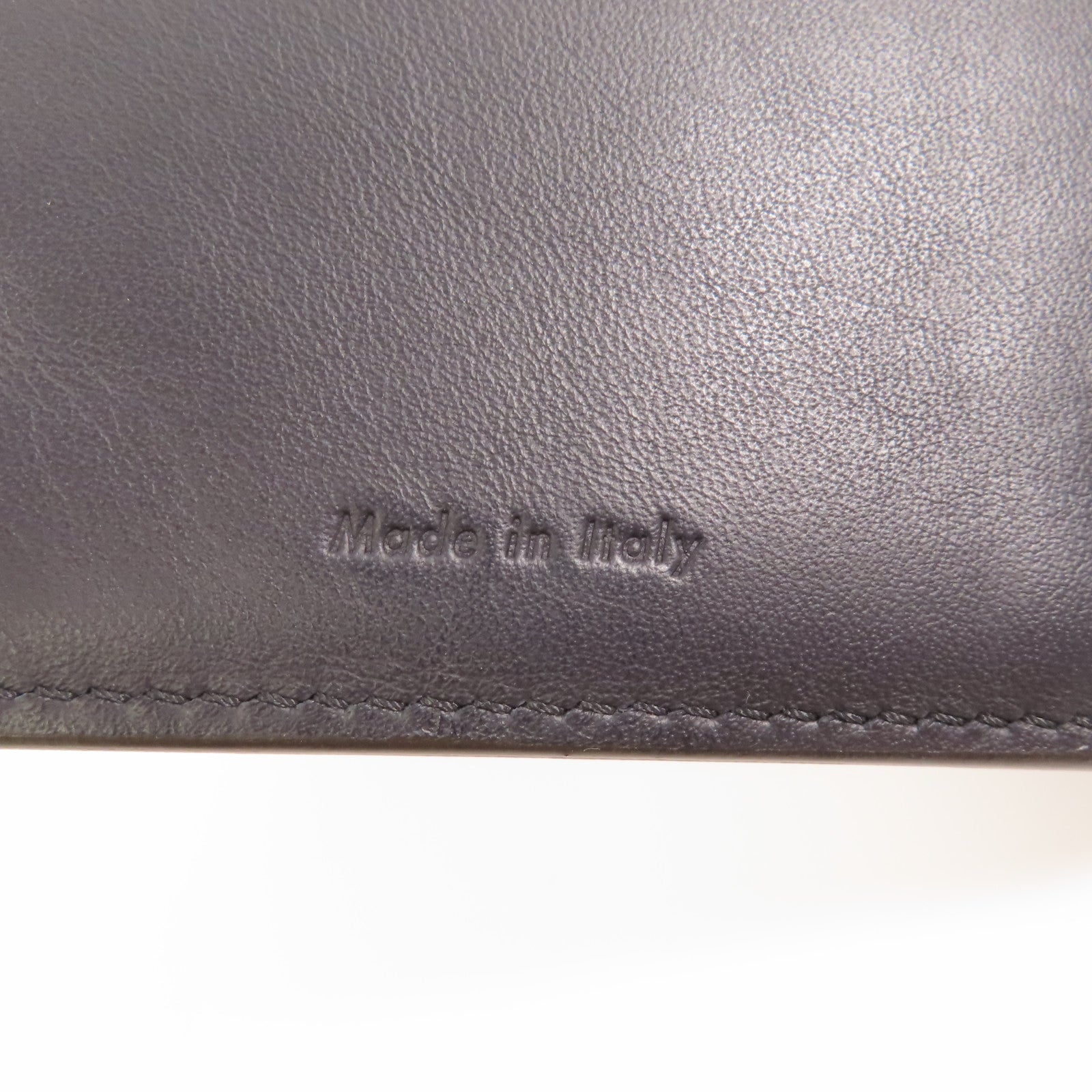 CELINE 【激減優惠】皮革Wallet金扣錢包藍色/紅色