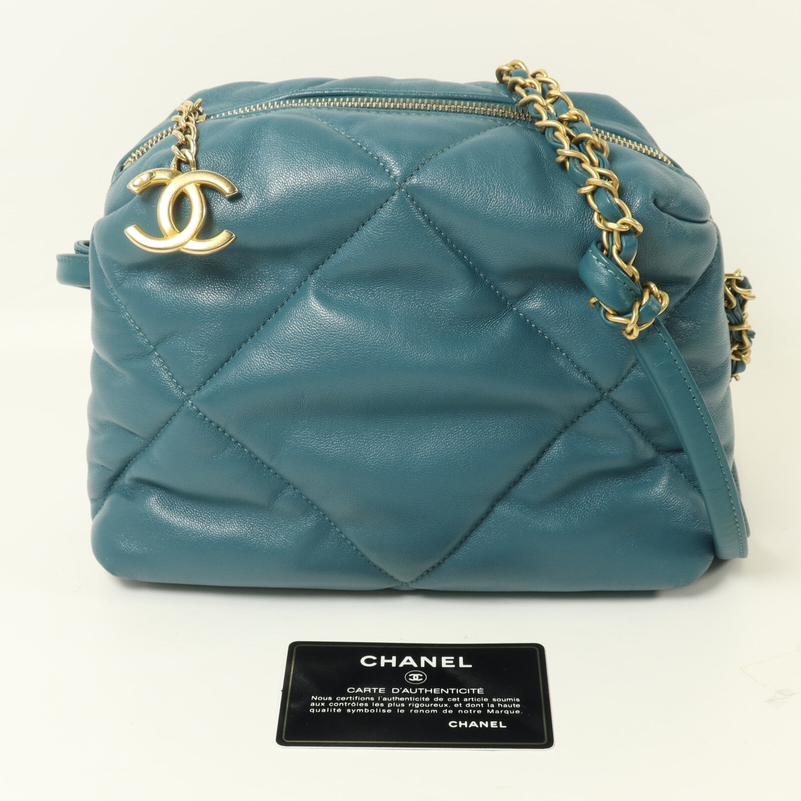 CHANEL 羊皮皮革Chain Shoulder鏈帶肩背袋