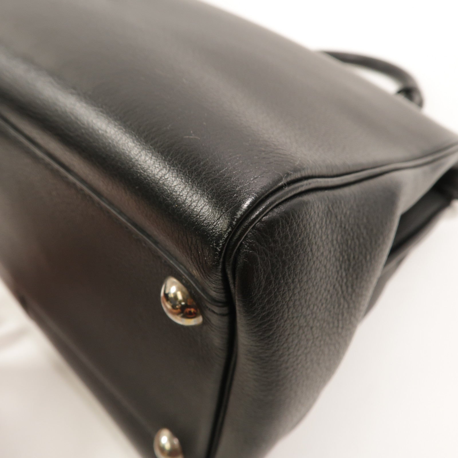 Delvaux 牛皮皮革Brillant MM手挽肩背兩用袋