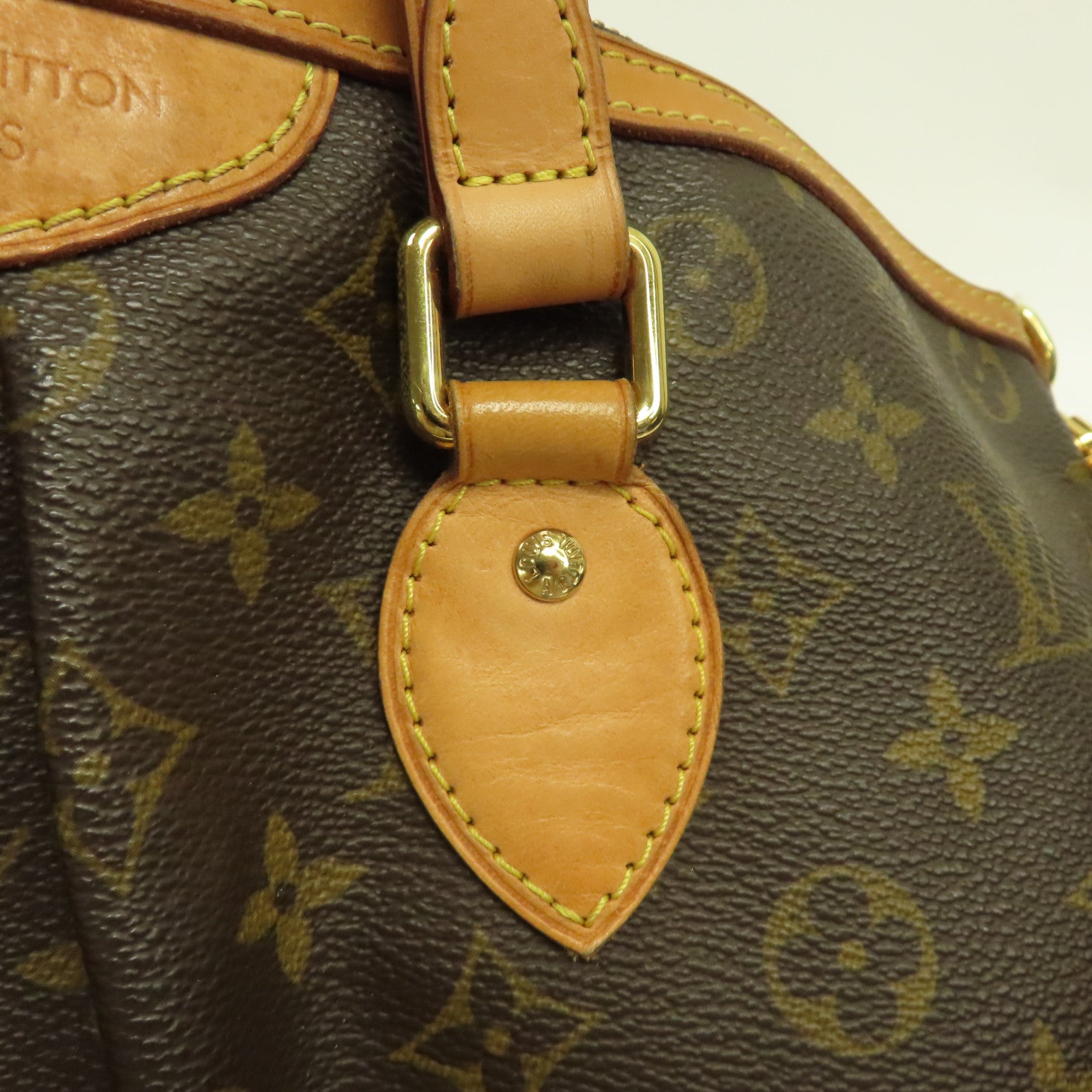 LOUIS VUITTON Monogram Palermo PM金扣手挽肩背兩用袋啡色