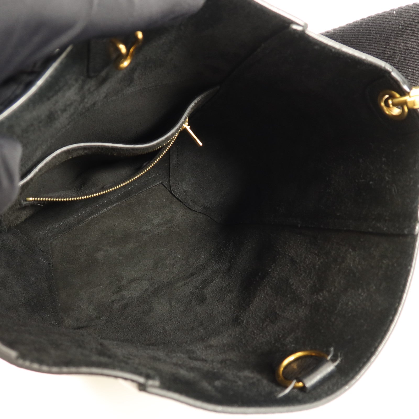 CELINE 牛皮皮革Sangle Bucket Small金扣肩胄袋