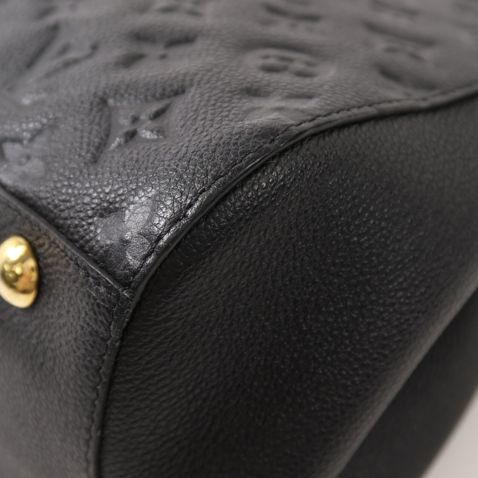 LOUIS VUITTON Monogram Empreinte Montaigne MM手挽肩背兩用袋
