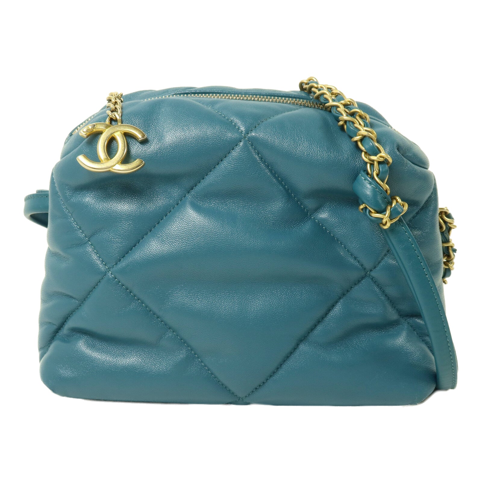 CHANEL 羊皮皮革Chain Shoulder鏈帶肩背袋