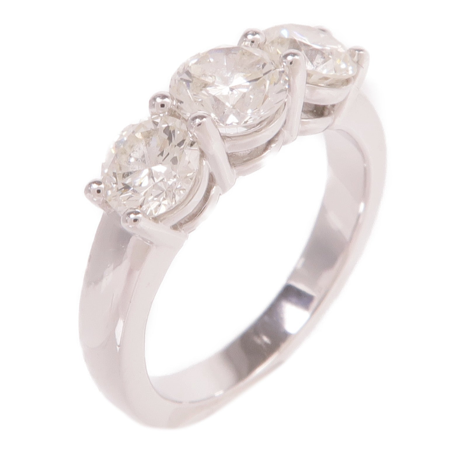 JEWELRY 【激減優惠】18K白金Diamond Ring鑽石戒指US#3.75