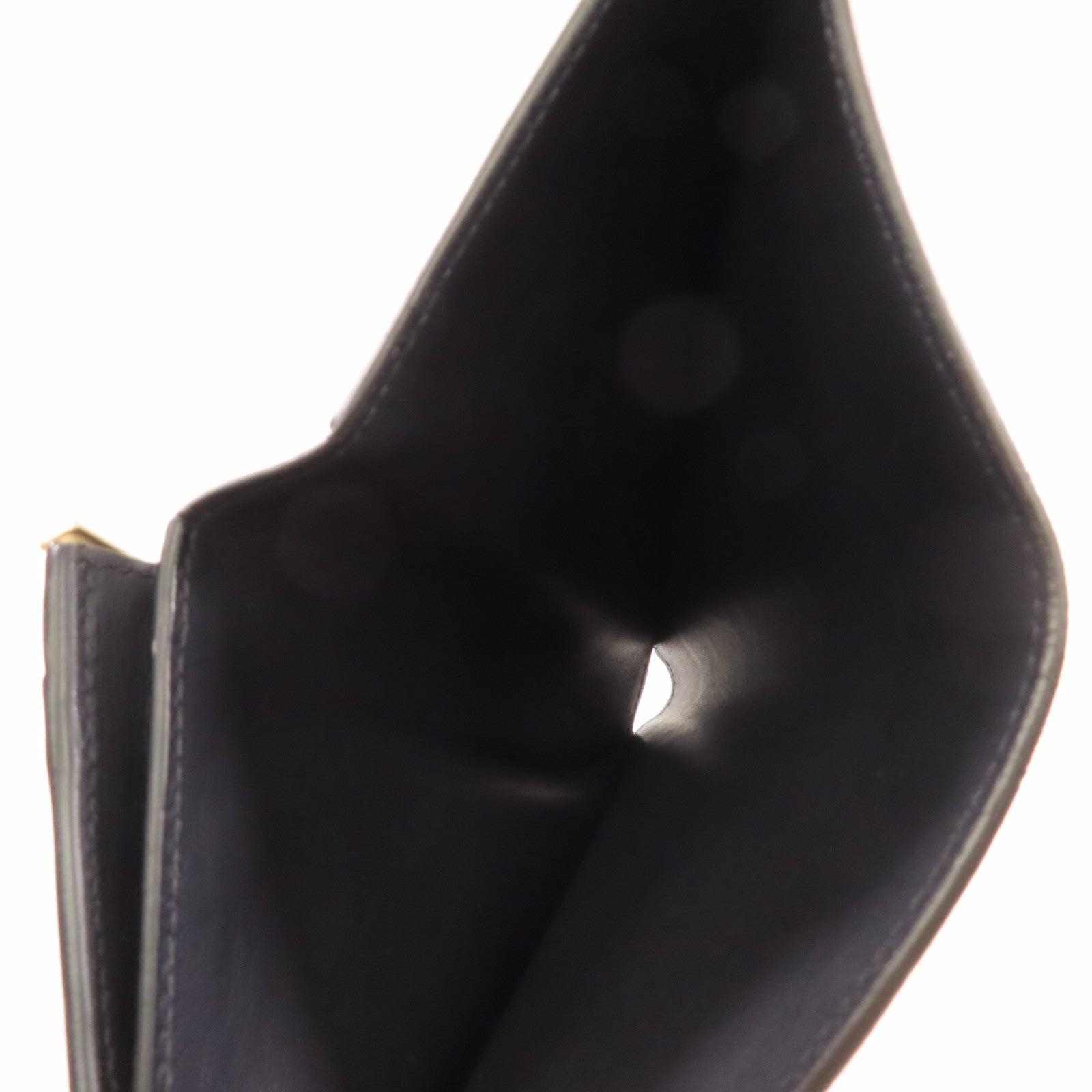 CELINE 【激減優惠】皮革Wallet金扣錢包藍色/紅色