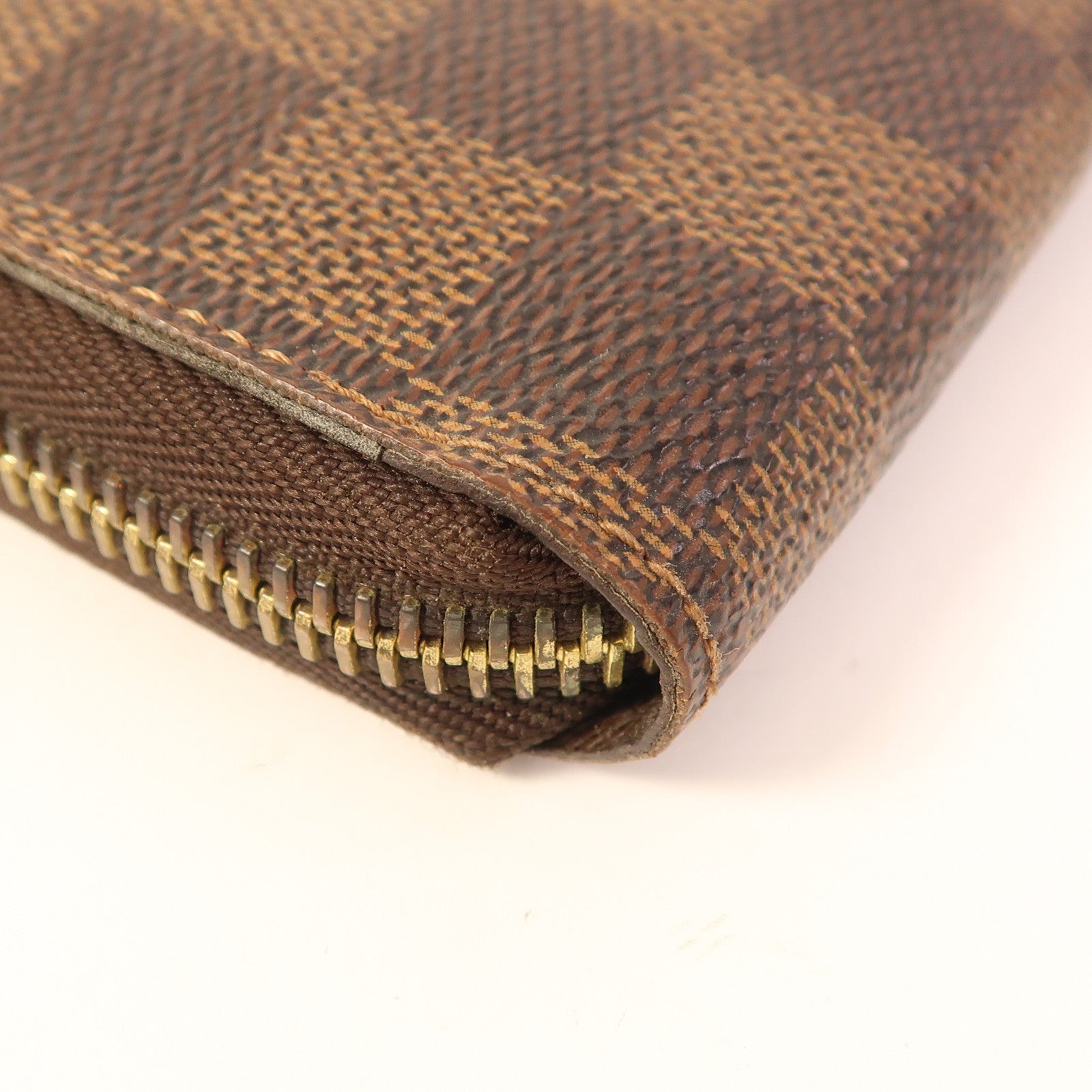 LOUIS VUITTON Damier Zippy Long Wallet金扣長錢包