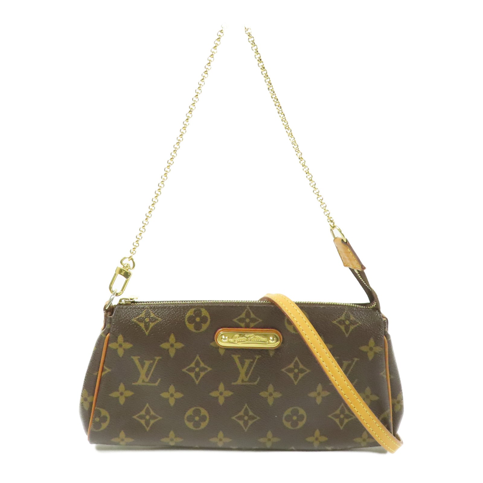 LOUIS VUITTON Monogram Eva金扣手挽肩背兩用袋