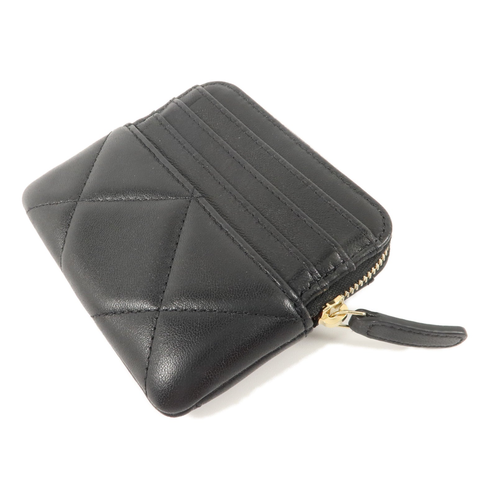 CHANEL 羊皮皮革C19 Zipped Card & Coin Case卡片套
