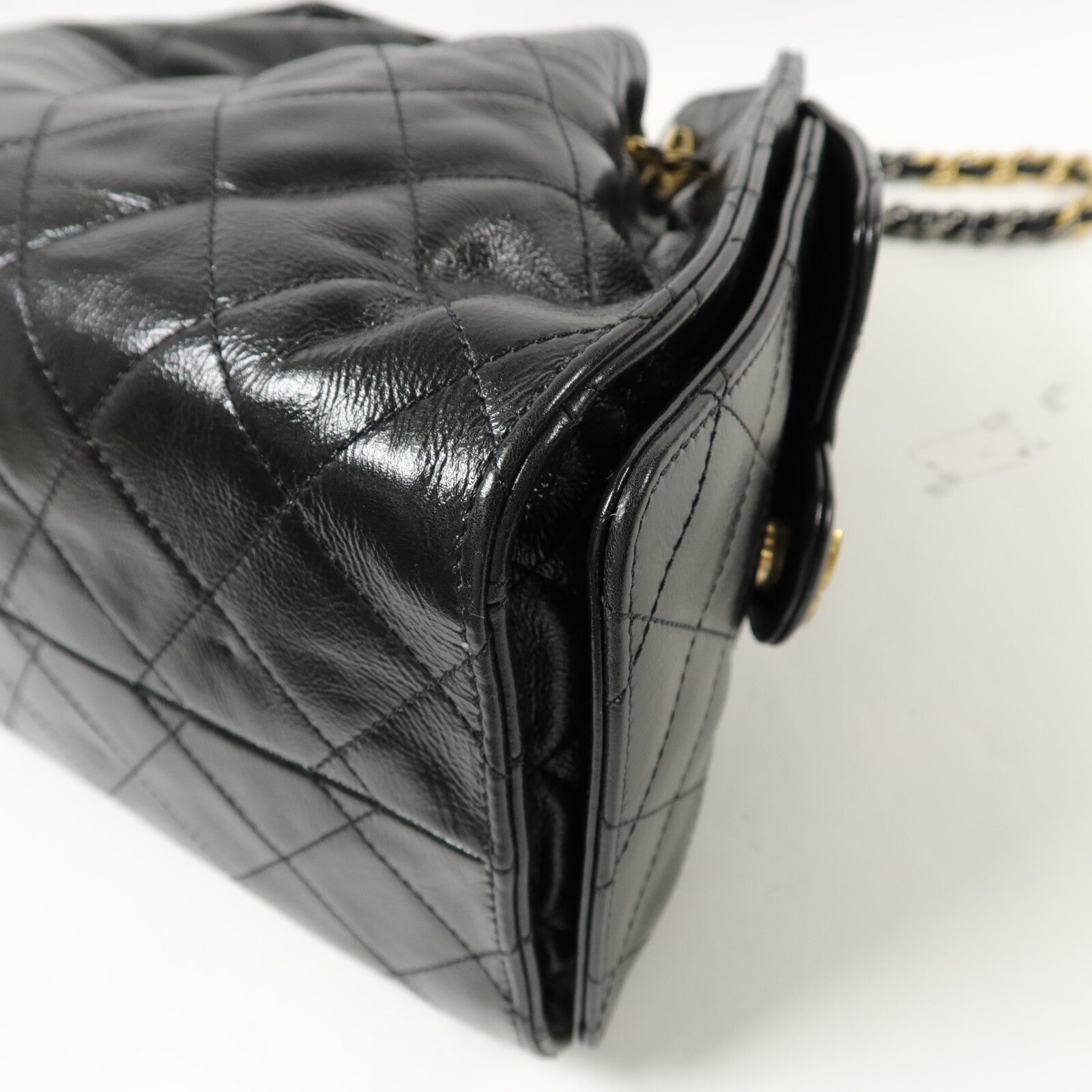 CHANEL 牛皮皮革Chanel 25 Small鏈帶肩背袋