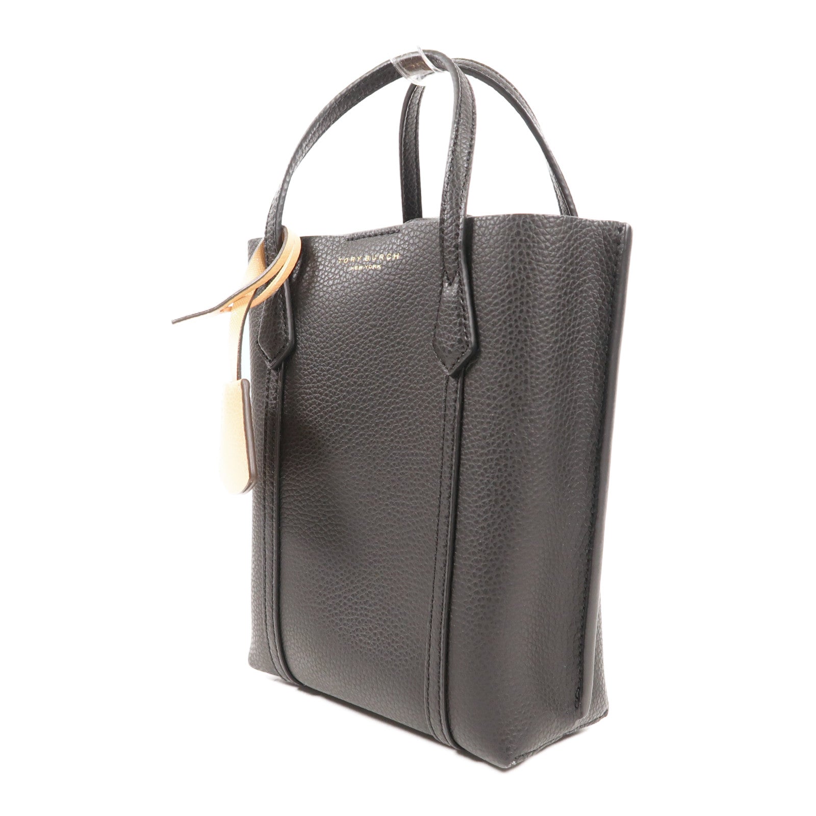 Tory Burch 牛皮皮革Mini Perry Tote金扣手挽肩背兩用袋