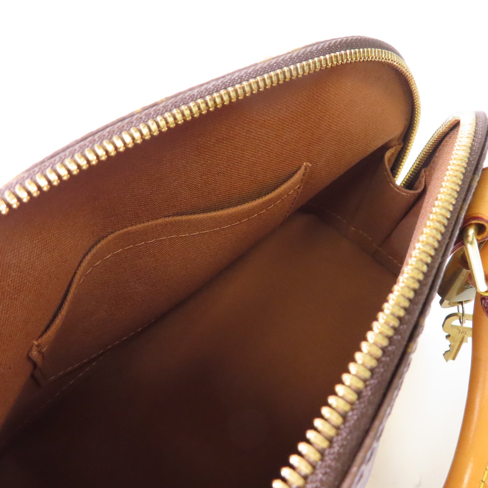 LOUIS VUITTON 【激減優惠】Monogram Alma BB金扣手挽肩背兩用袋啡色