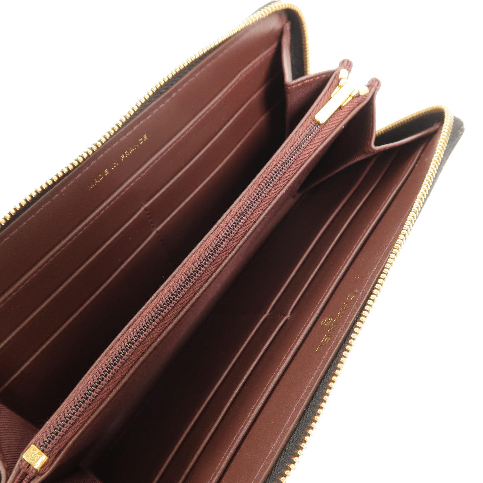 CHANEL 牛皮皮革Classic Zipped Long Wallet長錢包