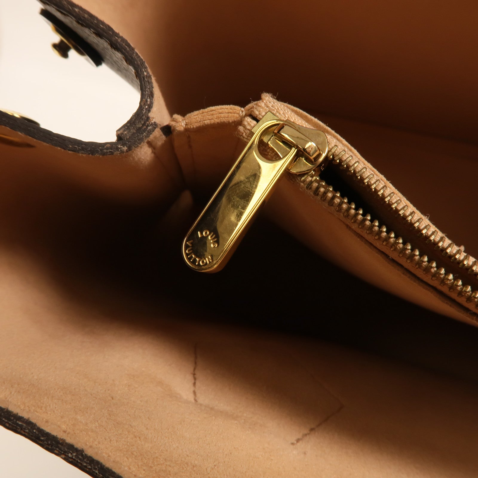 LOUIS VUITTON Damier Kensington金扣手挽肩背兩用袋