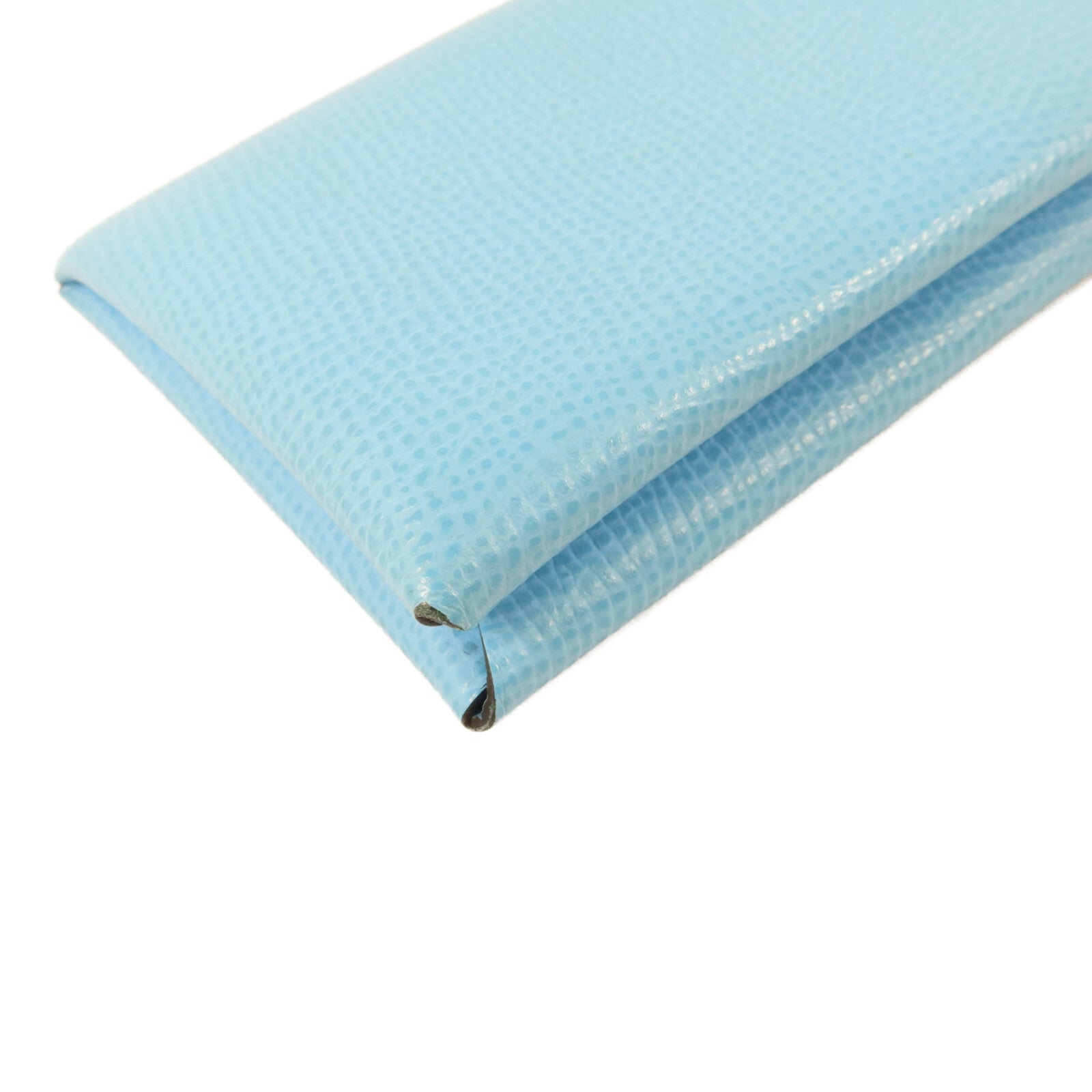 HERMES Epsom皮革Calvi Card Holder卡片套Bleu Celeste