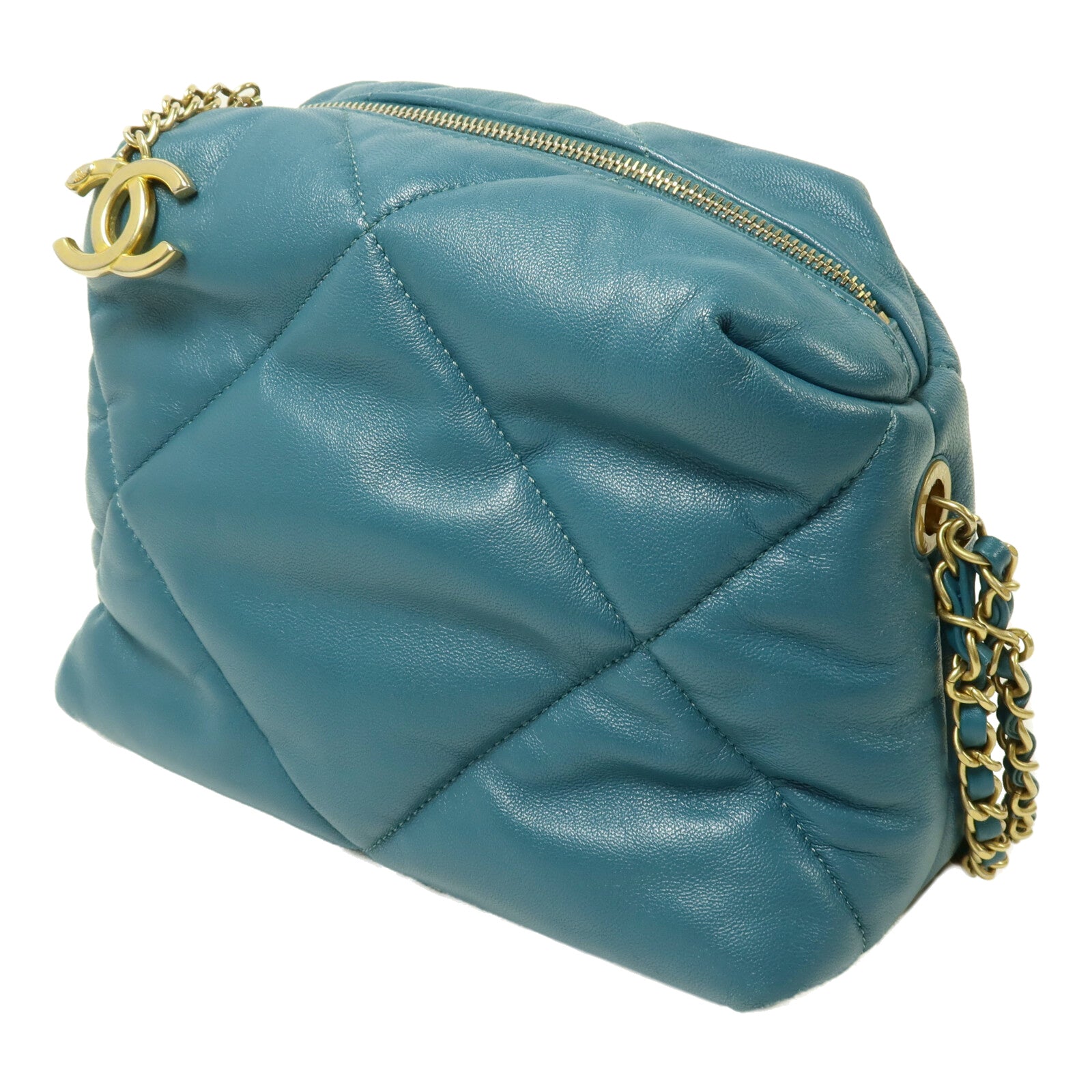 CHANEL 羊皮皮革Chain Shoulder鏈帶肩背袋
