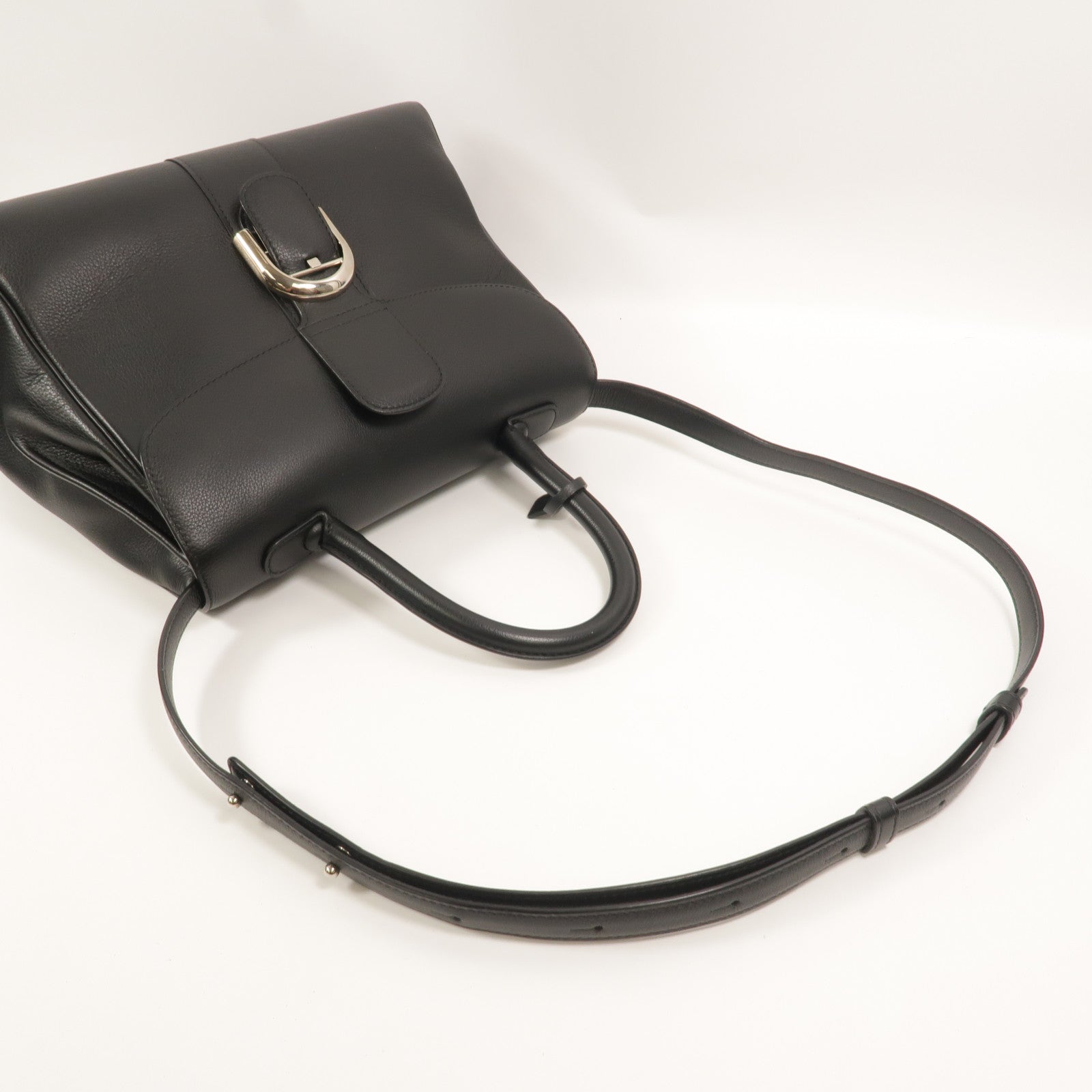 Delvaux 牛皮皮革Brillant MM手挽肩背兩用袋